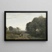 Chaville la mattina in primavera - Jean-Baptiste-Camille Corot — quadro incorniciato alla parete