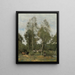 Chiaraia della Foresta di Pierre Aux Evaux vicino Château-Thierry - Jean-Baptiste-Camille Corot — quadro incorniciato alla parete