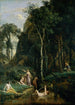 Diane et Actéon Diane surprise dans son bain - Jean-Baptiste-Camille Corot — vista dell’opera