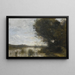 In pieno stagno - Jean-Baptiste-Camille Corot — quadro incorniciato alla parete