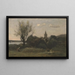 Ennery vicino ad Auvers - Jean-Baptiste-Camille Corot — quadro incorniciato alla parete