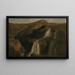 Cascate di Tivoli - Jean-Baptiste-Camille Corot — quadro incorniciato alla parete