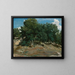 Quercus di Fontainebleau a BasBrau - Jean-Baptiste-Camille Corot — quadro incorniciato alla parete