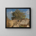 Fontainebleau, sommet de carrière boisée - Jean-Baptiste-Camille Corot — quadro incorniciato alla parete