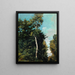 Foresta sulla Costa di Grâce a Honfleur - Jean-Baptiste-Camille Corot — quadro incorniciato alla parete
