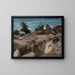 Fort de Fontainebleau au plateau BRL - Jean-Baptiste-Camille Corot — quadro incorniciato alla parete