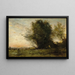 Freschezze della sera - Jean-Baptiste-Camille Corot — quadro incorniciato alla parete