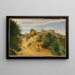 Genzano - Jean-Baptiste-Camille Corot — quadro incorniciato alla parete