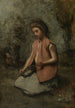 Giovane ragazza che intreccia una ghirlanda - Jean-Baptiste-Camille Corot — vista dell’opera