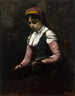 Fille alla mandolina - Jean-Baptiste-Camille Corot — vista dell’opera