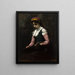Fille alla mandolina - Jean-Baptiste-Camille Corot — quadro incorniciato alla parete