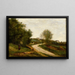 Gouvieux vicino a Chantilly - Jean-Baptiste-Camille Corot — quadro incorniciato alla parete