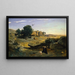 Agar nel deserto - Jean-Baptiste-Camille Corot — quadro incorniciato alla parete