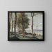Calvaire di Honfleur - Jean-Baptiste-Camille Corot — quadro incorniciato alla parete