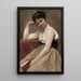 Lecture interrotta - Jean-Baptiste-Camille Corot — quadro incorniciato alla parete