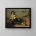 Ragazzo contadino italiano - Jean-Baptiste-Camille Corot — quadro incorniciato alla parete