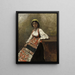 Donna italiana La Morieri - Jean-Baptiste-Camille Corot — quadro incorniciato alla parete