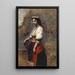 Femme italienne au puits - Jean-Baptiste-Camille Corot — quadro incorniciato alla parete