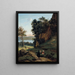 D'Albano in Italia - Jean-Baptiste-Camille Corot — quadro incorniciato alla parete