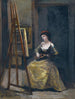 Giovane donna che suona la mandolina - Jean-Baptiste-Camille Corot — vista dell’opera
