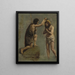 Studio di Gesù e San Giovanni per Il battesimo di Cristo - Jean-Baptiste-Camille Corot — quadro incorniciato alla parete