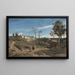 La Cervara, la campagna romana - Jean-Baptiste-Camille Corot — quadro incorniciato alla parete