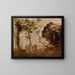 La Danse des nymphes - Jean-Baptiste-Camille Corot — quadro incorniciato alla parete