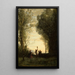 La Danse italienne - Jean-Baptiste-Camille Corot — quadro incorniciato alla parete