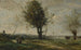La Rencontre au bord du chemin - Jean-Baptiste-Camille Corot — vista dell’opera