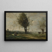 La Rencontre au bord du chemin - Jean-Baptiste-Camille Corot — quadro incorniciato alla parete