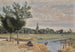 La Rochelle L'Abreuvoir Vista scattata vicino alle mura con la torre della Lanterna - Jean-Baptiste-Camille Corot — vista dell’opera