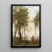 La Lisière del bosco - Jean-Baptiste-Camille Corot — quadro incorniciato alla parete