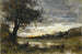 Paesaggio al tramonto - Jean-Baptiste-Camille Corot — vista dell’opera