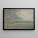 Paesaggio vicino a Bussières - Jean-Baptiste-Camille Corot — quadro incorniciato alla parete