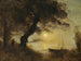Il Bateau al chiaro di luna - Jean-Baptiste-Camille Corot — vista dell’opera
