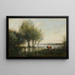 Le Marais - Jean-Baptiste-Camille Corot — quadro incorniciato alla parete