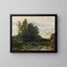 Le Torrent pierreux - Jean-Baptiste-Camille Corot — quadro incorniciato alla parete