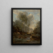 Le Vallon des Chèvres Souvenir du Lac de Garde - Jean-Baptiste-Camille Corot — quadro incorniciato alla parete