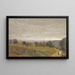 Le Alture di Sèvres, Parigi sullo sfondo - Jean-Baptiste-Camille Corot — quadro incorniciato alla parete