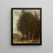 Lisière di legno - Jean-Baptiste-Camille Corot — quadro incorniciato alla parete
