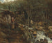 Un torrente con una capra in piedi che filava - Jean-Baptiste-Camille Corot — vista dell’opera