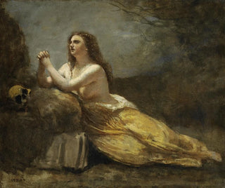 Madeleine in preghiera - Jean-Baptiste-Camille Corot — vista dell’opera