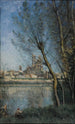 Mantes le matin - Jean-Baptiste-Camille Corot — vista dell’opera