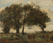 Marécages boisés avec trois vaches - Jean-Baptiste-Camille Corot — vista dell’opera