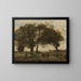 Marécages boisés avec trois vaches - Jean-Baptiste-Camille Corot — quadro incorniciato alla parete