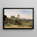 Mont Pincio, Roma - Jean-Baptiste-Camille Corot — quadro incorniciato alla parete