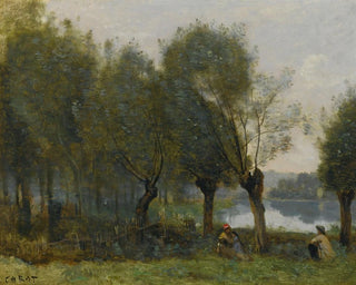 JeanBaptisteCamille Corot - MontgeronSaulaie Au Bord De Leau.webp
