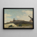 Montmartre, muro e mulino - Jean-Baptiste-Camille Corot — quadro incorniciato alla parete