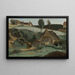 Morvan, Petit Moulin - Jean-Baptiste-Camille Corot — quadro incorniciato alla parete