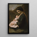 Mère e bambino - Jean-Baptiste-Camille Corot — quadro incorniciato alla parete